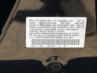 2015 Honda Pilot EX-L