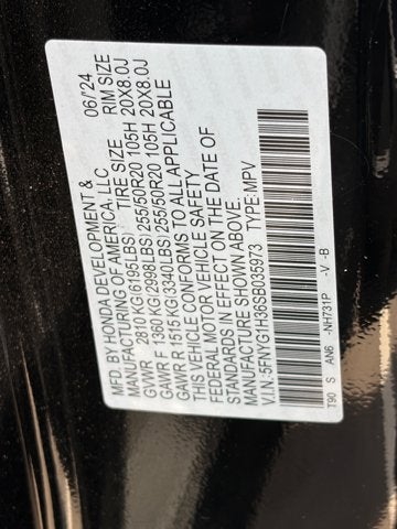 2025 Honda Pilot Sport