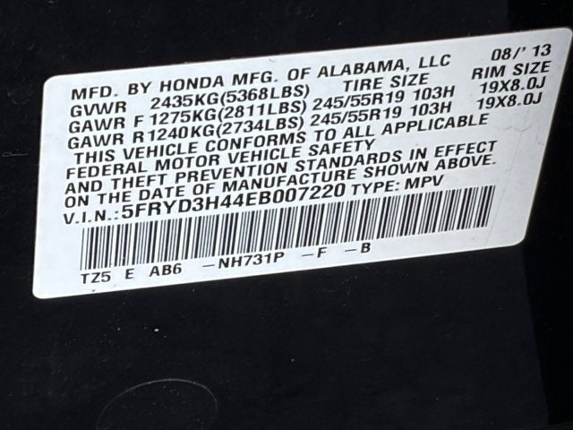 2014 Acura MDX Tech Pkg