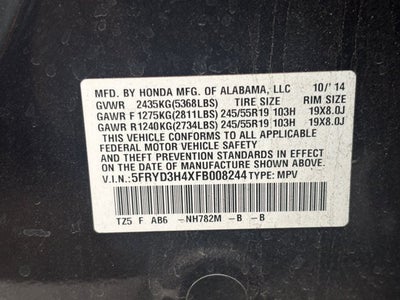 2015 Acura MDX Tech Pkg