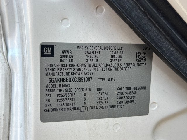 2012 Buick Enclave Convenience