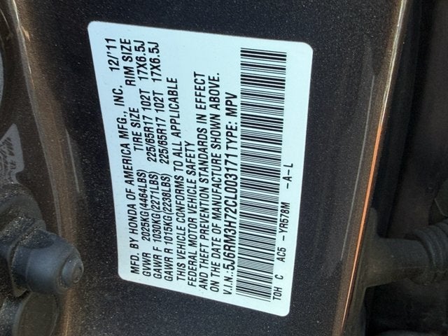 2012 Honda CR-V EX-L