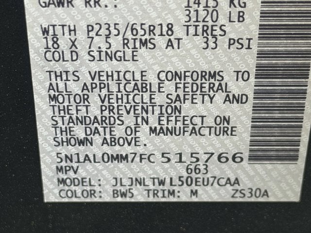 2015 INFINITI QX60 AWD 4dr