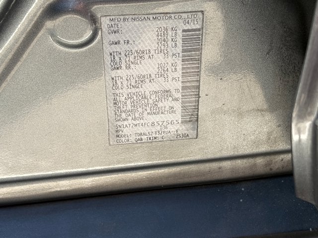 2015 Nissan Rogue SL