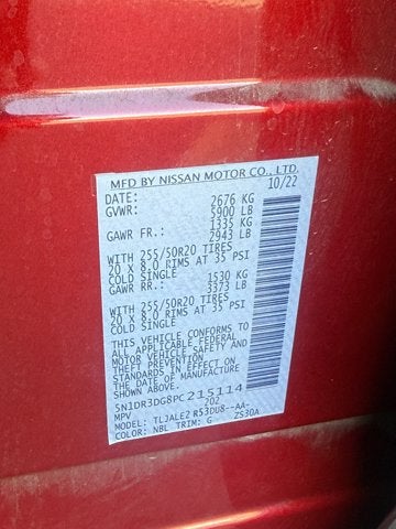 2023 Nissan Pathfinder Platinum