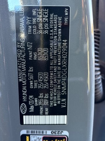 2024 Hyundai Santa Fe Limited