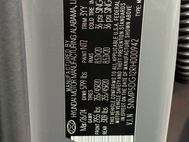 2024 Hyundai Santa Fe Hybrid Calligraphy