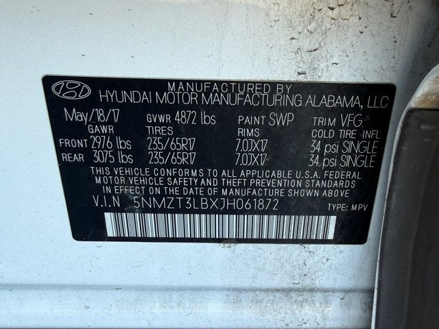 2018 Hyundai Santa Fe Sport 2.4L