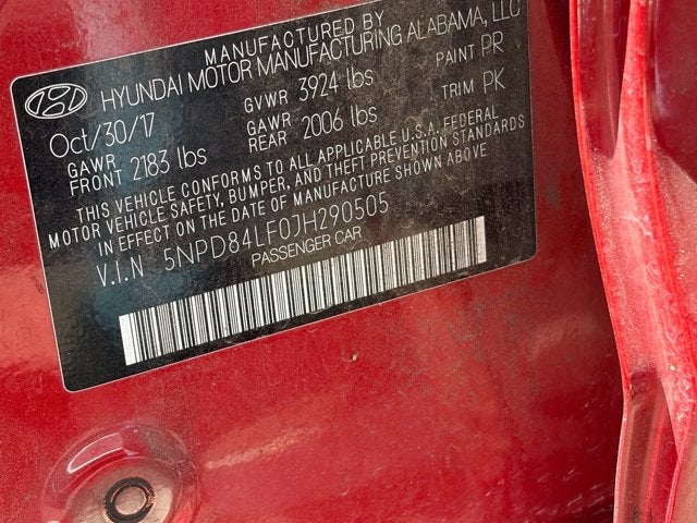 2018 Hyundai Elantra SEL