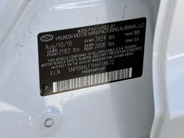 2017 Hyundai Elantra Value Edition