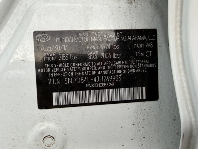 2018 Hyundai Elantra SEL