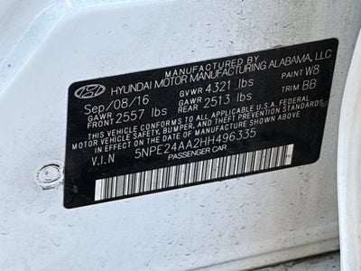 2017 Hyundai Sonata Eco