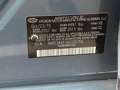 2016 Hyundai Sonata 2.4L Sport