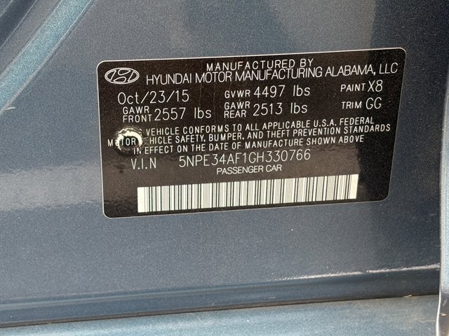 2016 Hyundai Sonata 2.4L Sport