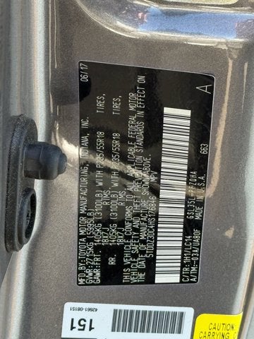 2017 Toyota Sienna Base