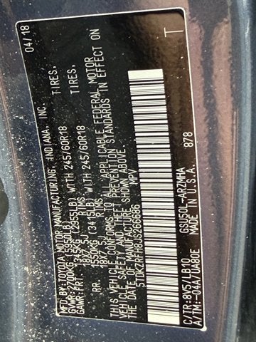 2018 Toyota Highlander Base