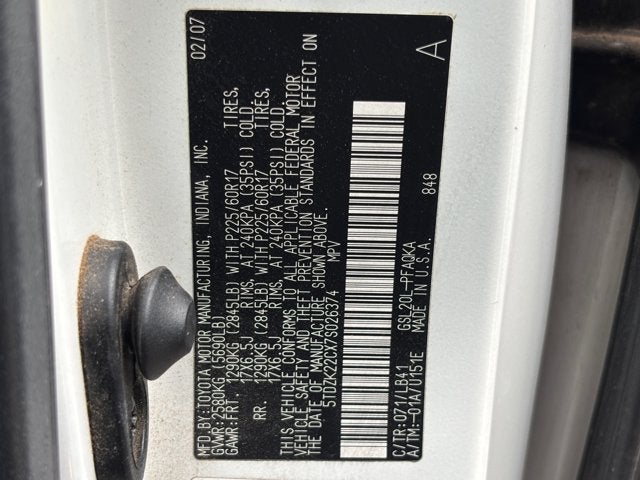 2007 Toyota Sienna Base