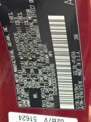 2007 Toyota Sienna Base