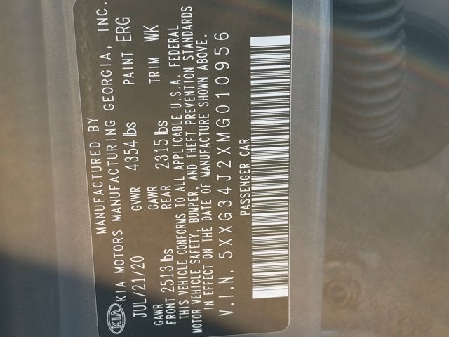 2021 Kia K5 EX