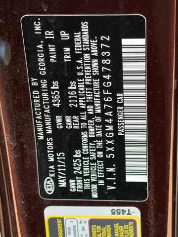 2015 Kia Optima LX