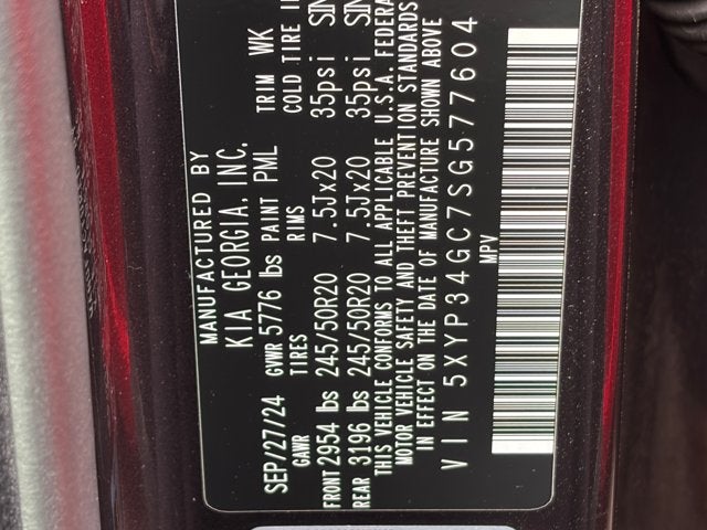2025 Kia Telluride EX