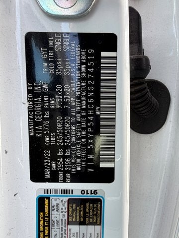 2022 Kia Telluride SX