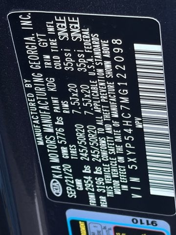 2021 Kia Telluride SX