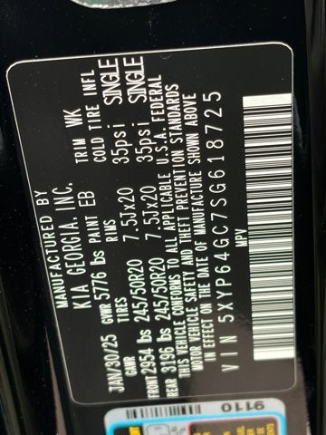 2025 Kia Telluride S