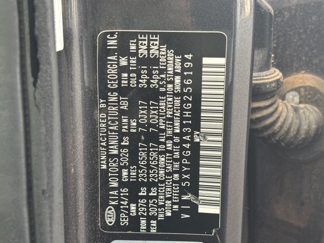 2017 Kia Sorento LX