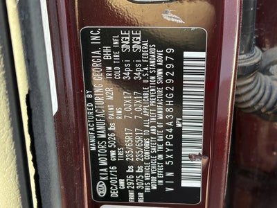 2017 Kia Sorento LX