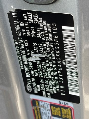 2019 Kia Sorento S V6