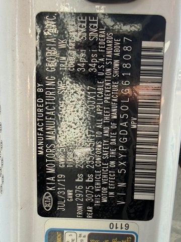 2020 Kia Sorento LX V6