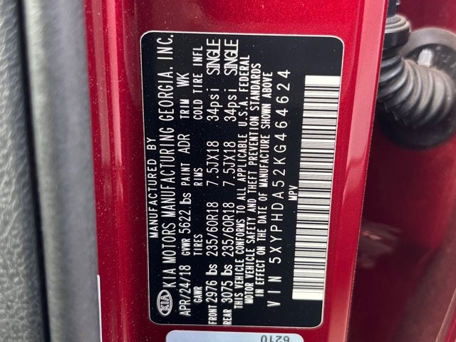 2019 Kia Sorento EX V6