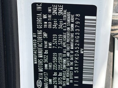 2017 Kia Sorento SX V6