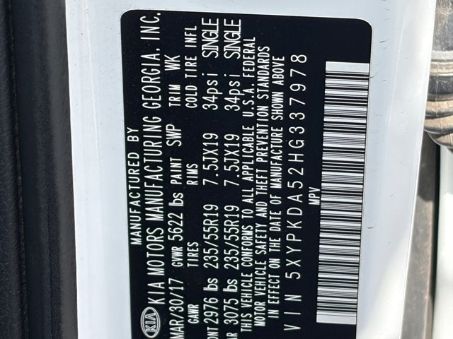 2017 Kia Sorento SX V6