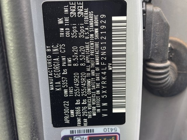 2022 Kia Sorento SX