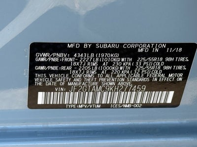 2019 Subaru Crosstrek Limited