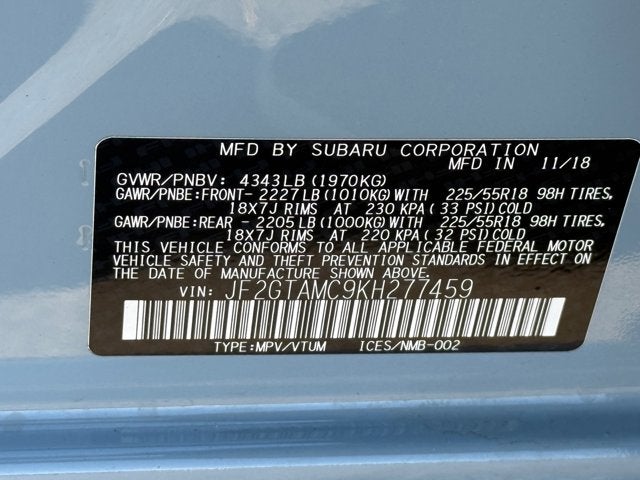 2019 Subaru Crosstrek Limited