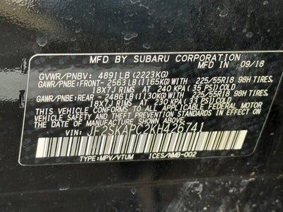 2019 Subaru Forester Sport