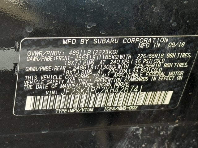 2019 Subaru Forester Sport