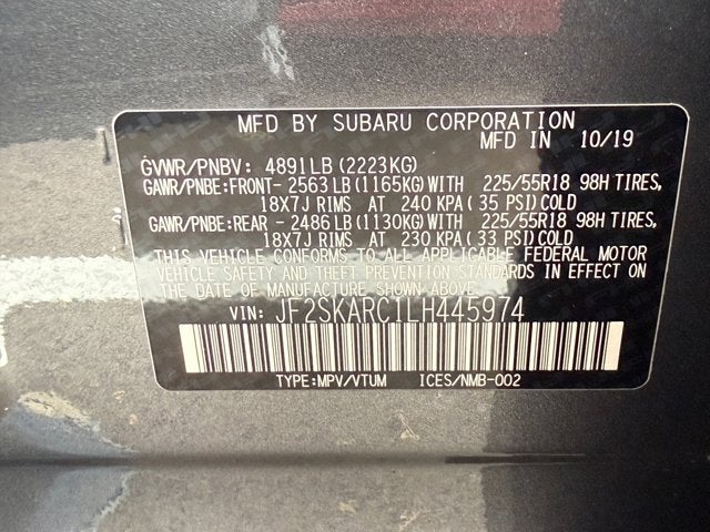 2020 Subaru Forester Sport