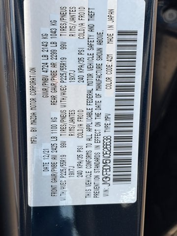 2022 Mazda Mazda CX-5 2.5 S Premium Package