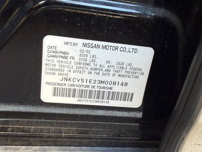 2003 INFINITI G35 Sedan Base