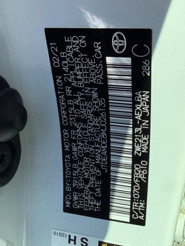 2021 Toyota Corolla Hybrid LE