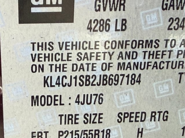 2018 Buick Encore Sport Touring