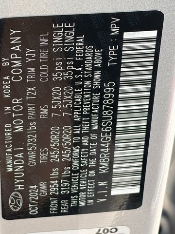 2025 Hyundai Palisade SEL Premium 8P