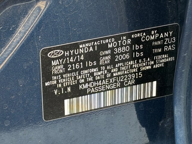 2015 Hyundai Elantra SE
