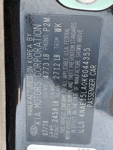 2019 Kia Stinger Base