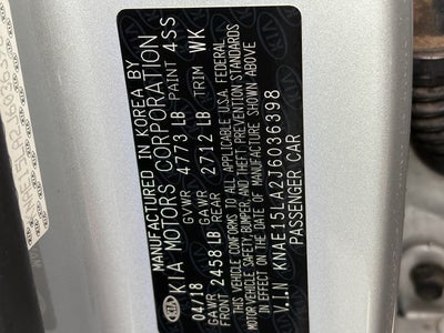 2018 Kia Stinger Base