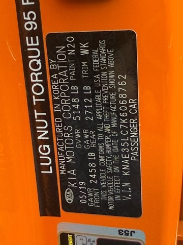 2019 Kia Stinger GTS